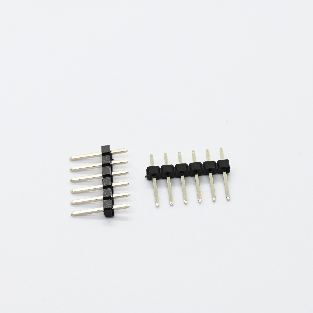 PHES01-06G0S006000300ABH1+2.54mm Pin Header Straight Type Single Row(6) PHES01-06G0S006000300ABH1+2.54mm Pin Header Straight Type Single Row(6)