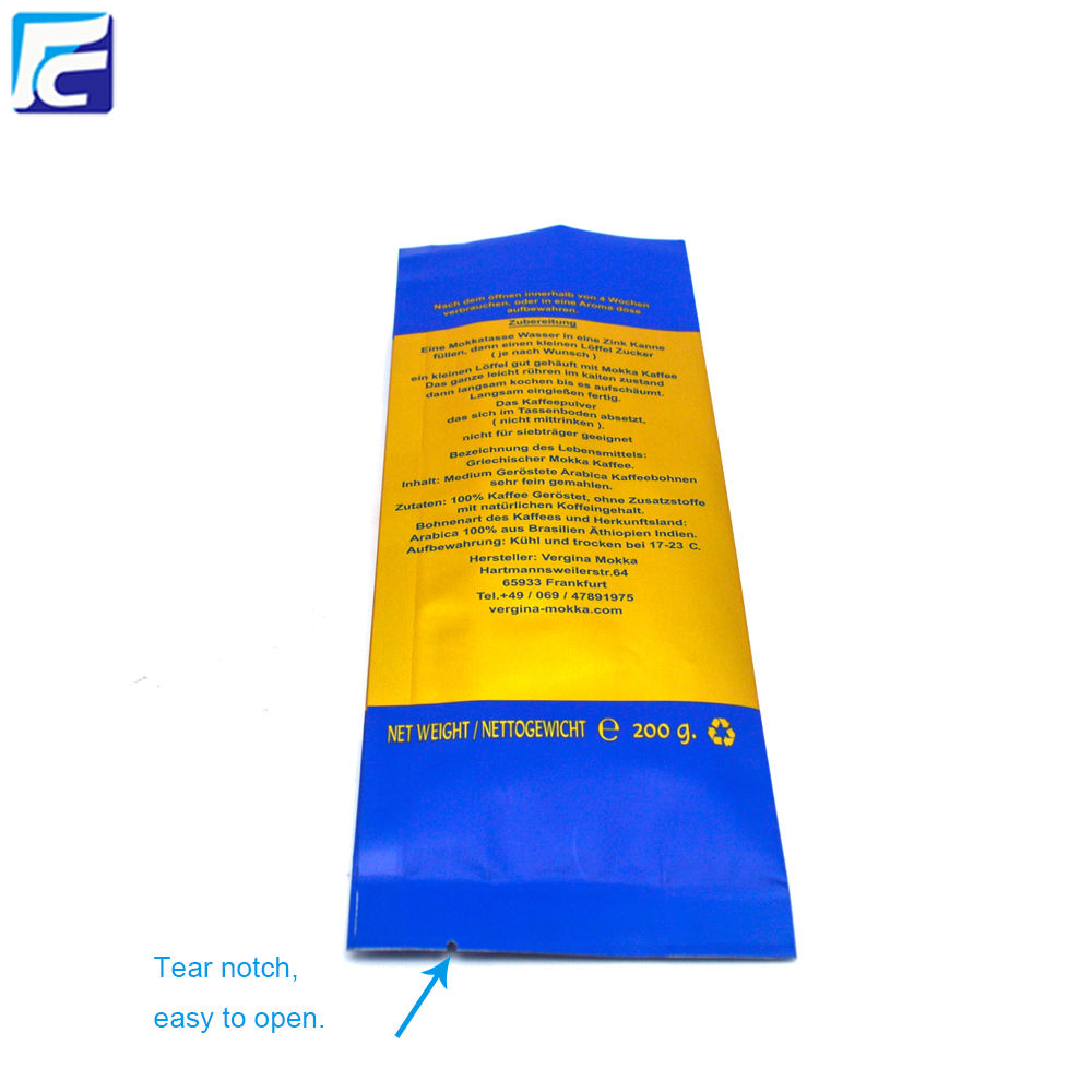 Coffee Bag with Valve Coffee Bag with Valve