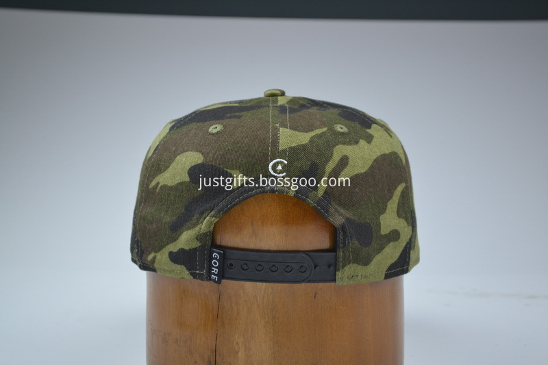 Хлопковая шапка с вышивкой на заказ с камуфляжным принтом (3) Custom Embroidered Snapback Cotton Cap Camouflage Colour (3)