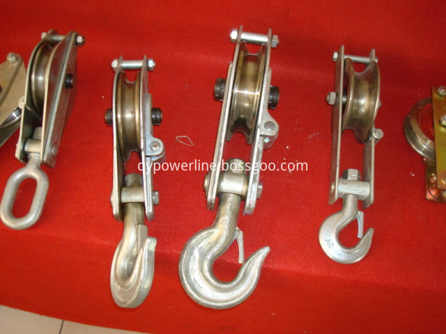 Hoisting tackle and lifting rope pulley block Hoisting tackle and lifting rope pulley block