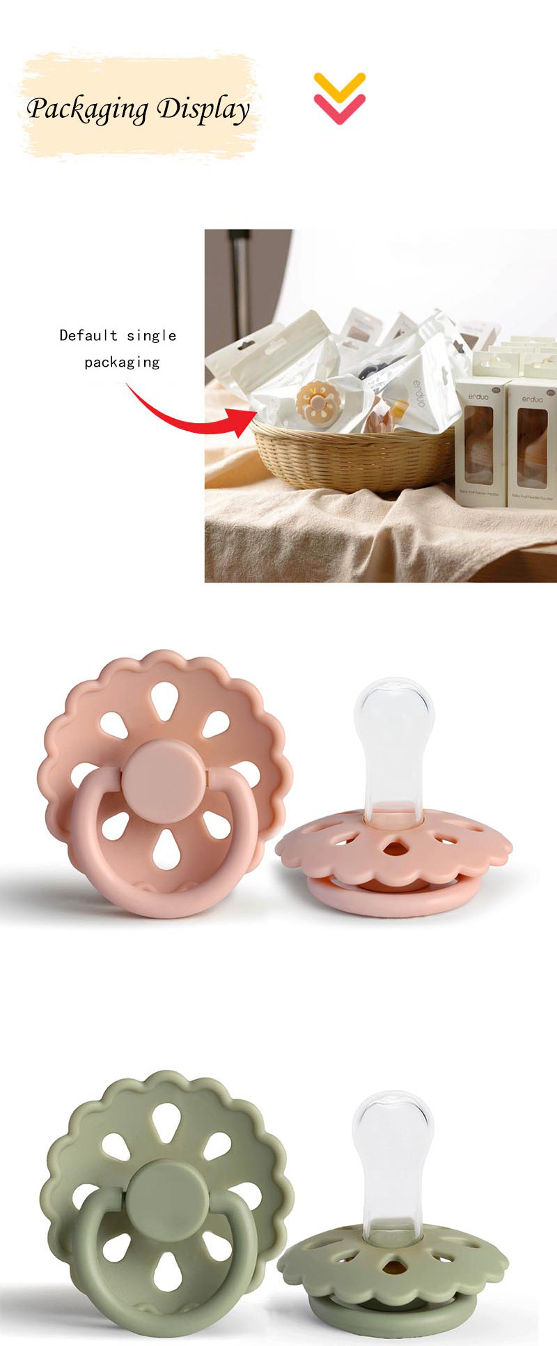 silicone pacifier MFZ-E020 silicone pacifier MFZ-E020