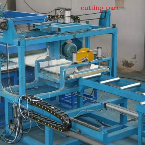 Sandwich Roof Roll Forming machine eps rock wool sandwich panel production line