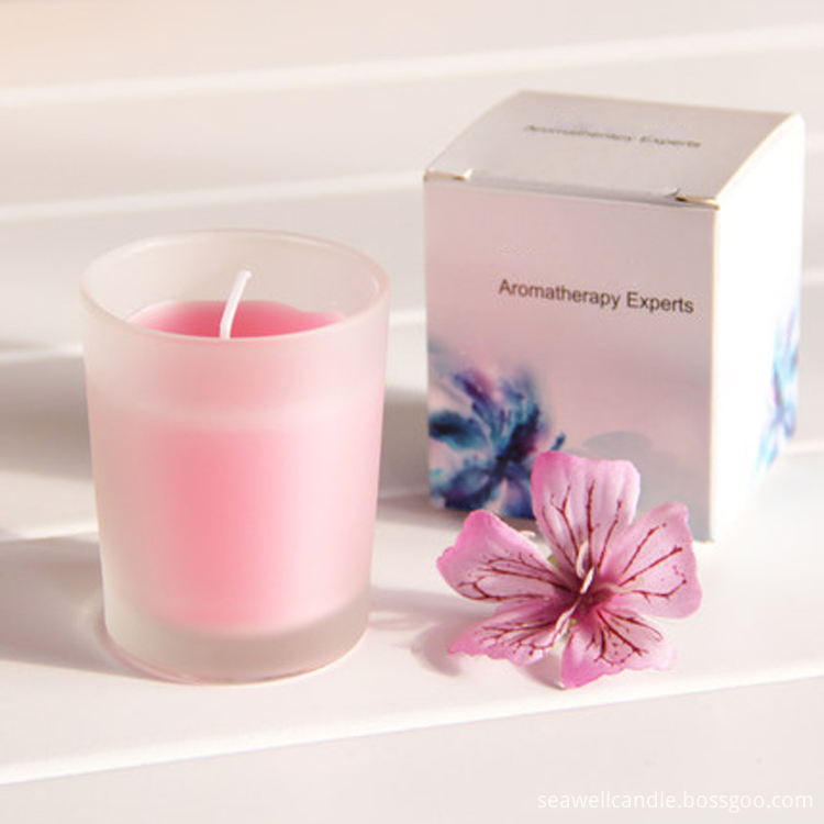 frosted glass jar candles (4) frosted glass jar candles (4)