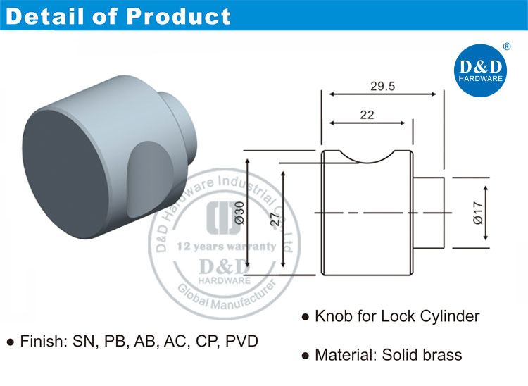 SUS304 lock cylinder thumbturn SUS304 lock cylinder thumbturn