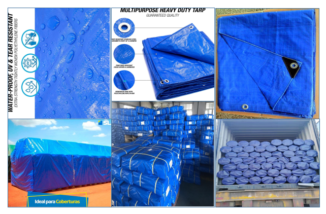 Blue Tarpaulin Blue Tarpaulin
