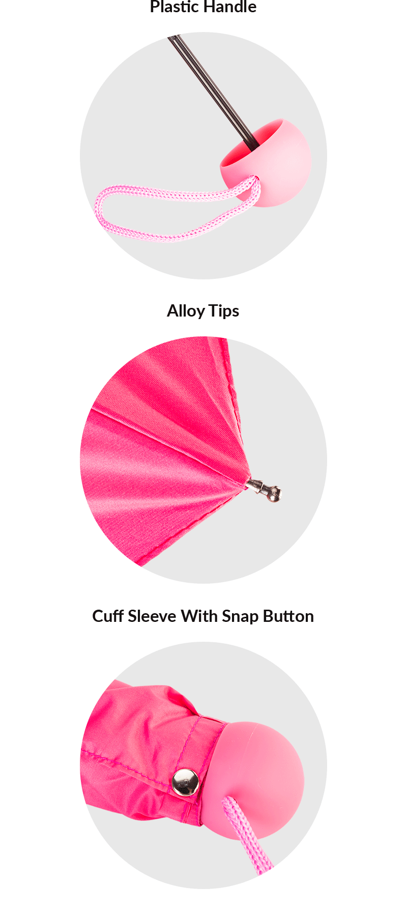 parapluie pliant rose folding umbrella pink