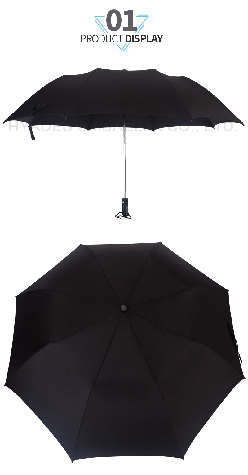 Winddichte heren 2 opvouwbare paraplu Windproof Mens 2 Folding Umbrella