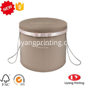 caja redonda con tapa round box with lid