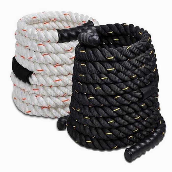 PP Rope White and Black Mooring Rope PP Rope White and Black Mooring Rope