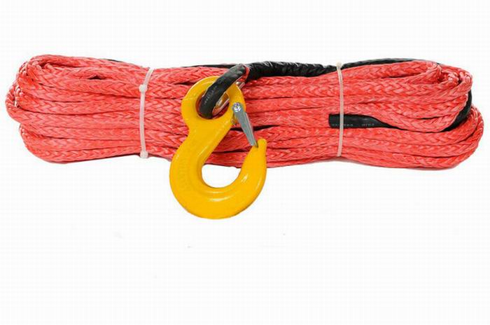 Red Synthetic Winch Rope Red Synthetic Winch Rope