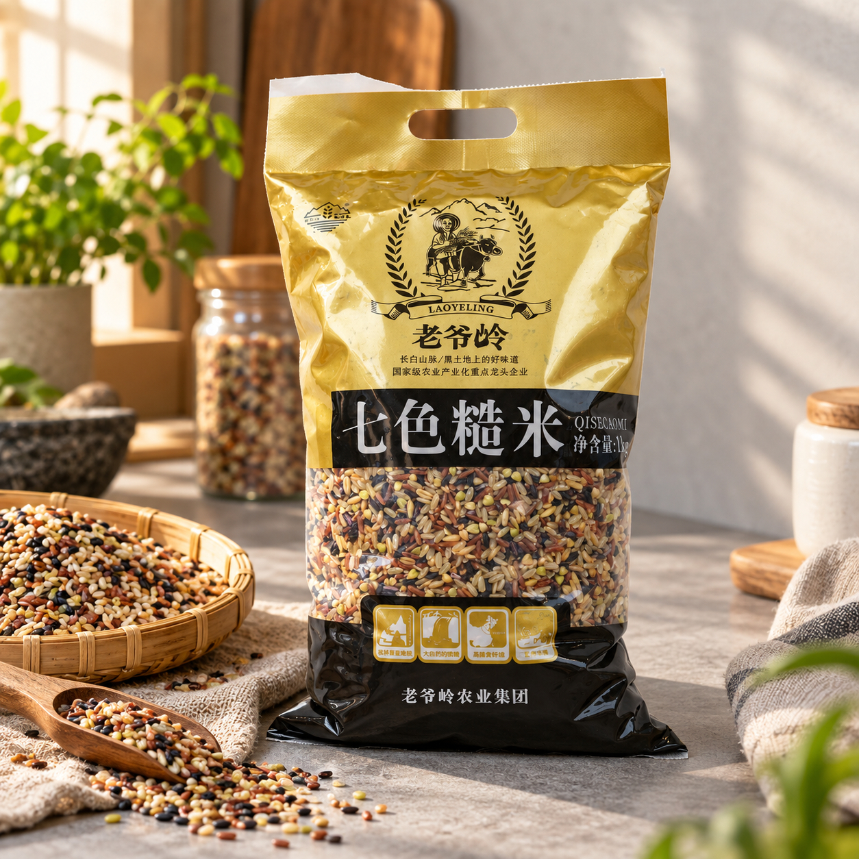 Seven color brown rice4 Seven color brown rice4