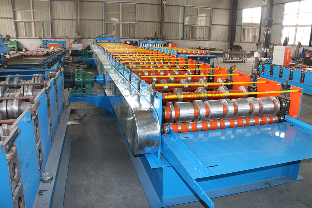 floor deck (2) steel decking board floor production machine