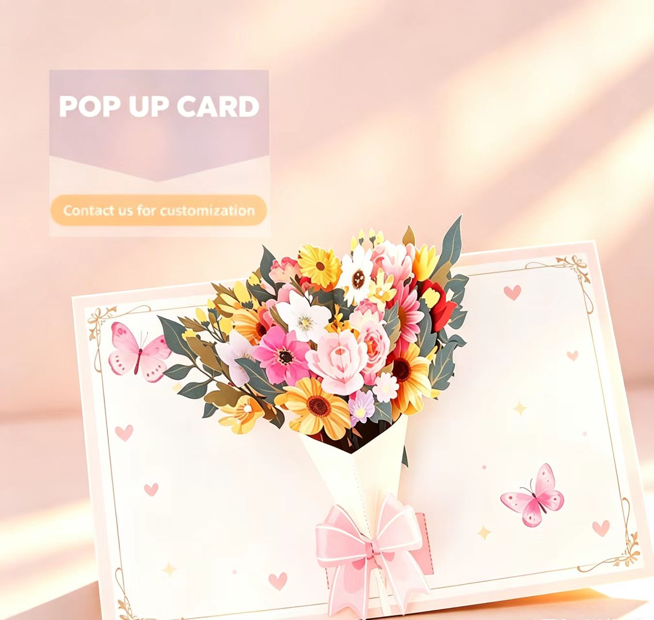 3D pop up mother's day flower cards 3D pop up mother's day flower cards