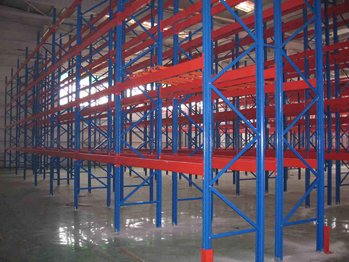 warehouse shelves