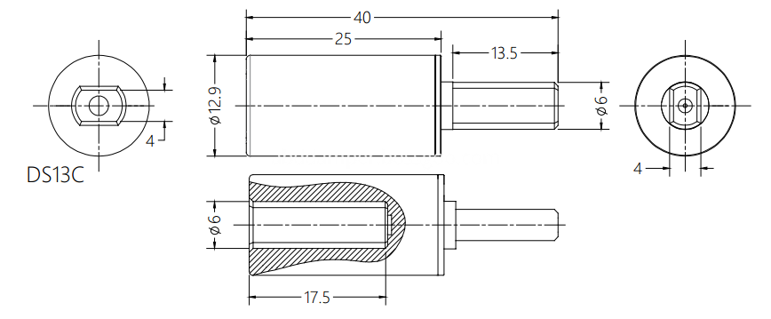Invisible Screens Shaft Damper Invisible Screens Shaft Damper