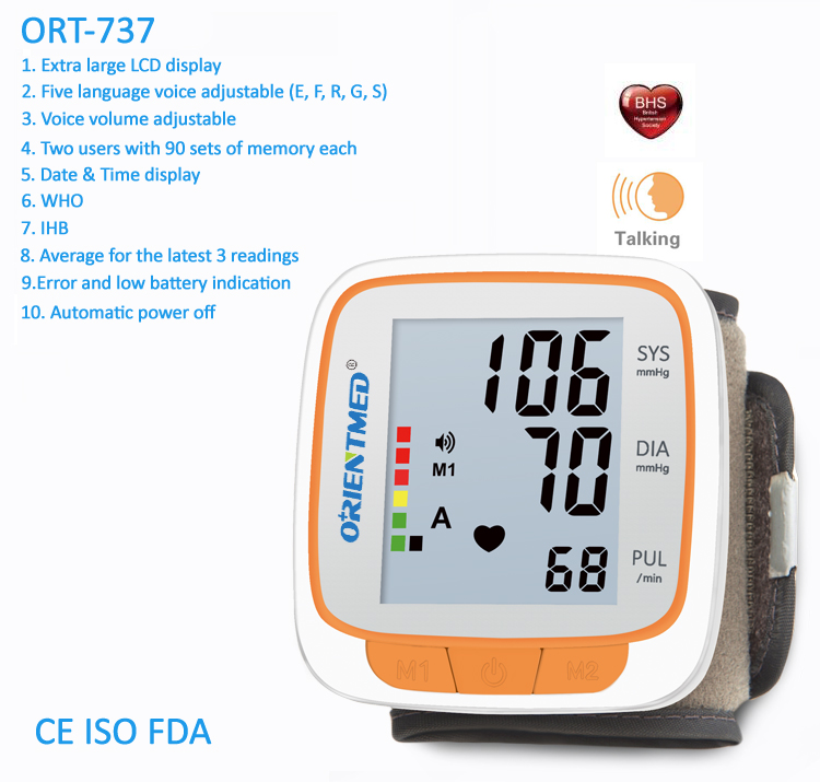 ORT737-pemantau tekanan darah ORT737-blood-pressure-monitor