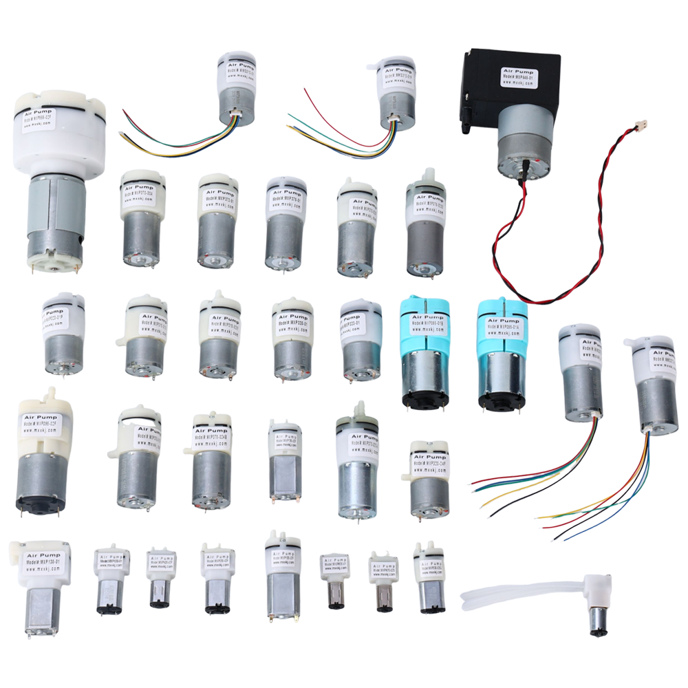 Various types of air pumps Various types of air pumps
