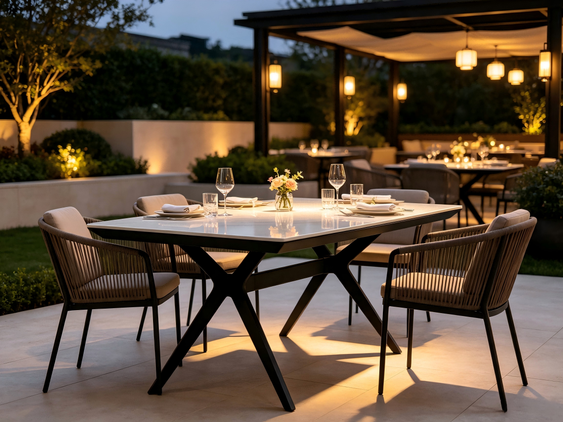 BR-24DT02 outdoor table WHT8 BR-24DT02 outdoor table WHT8