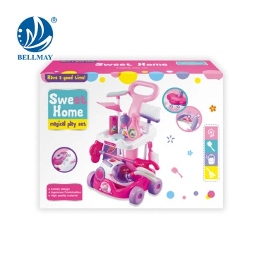 toy cleaning set with vacuum
