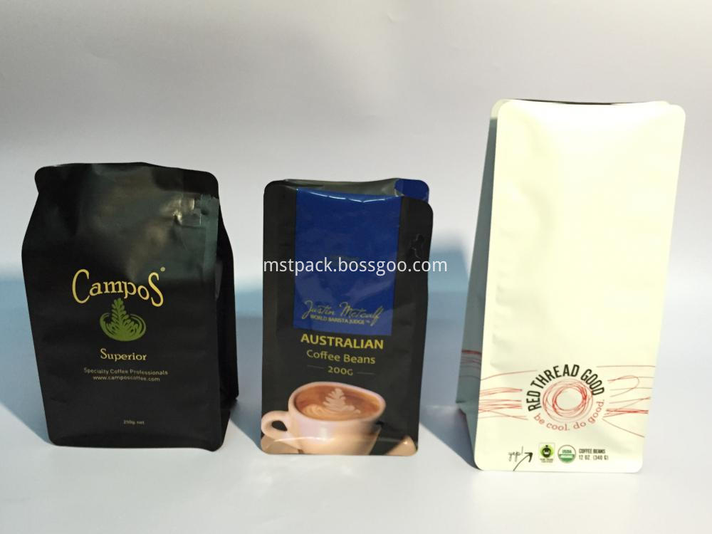 Sac à café avec valve de dégazage Coffee Bag with Degassing Valve