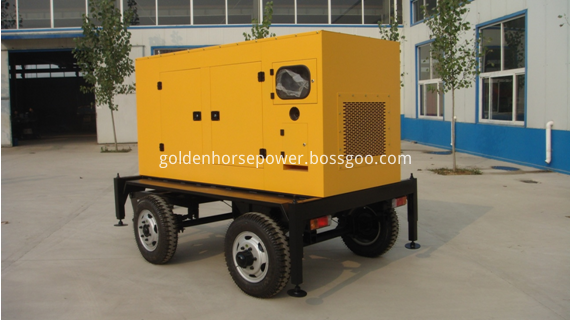 4 wheel trailor and mobile generator