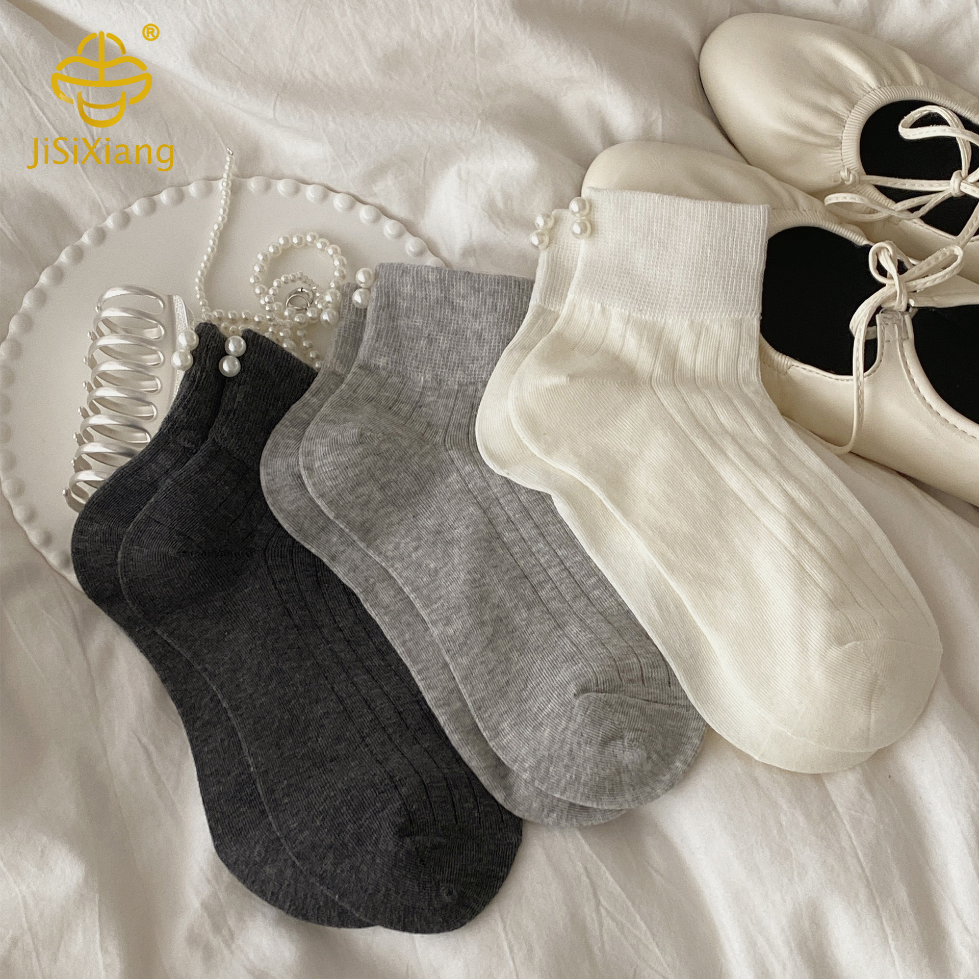 Summer jewelry pearl socks Summer jewelry pearl socks