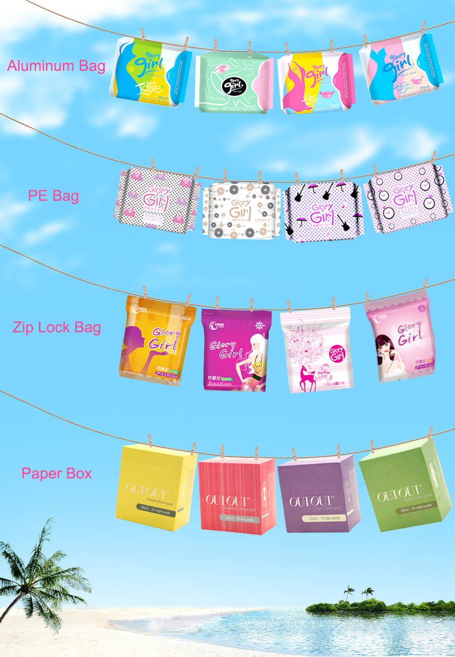 Sanitary Pads Packaging