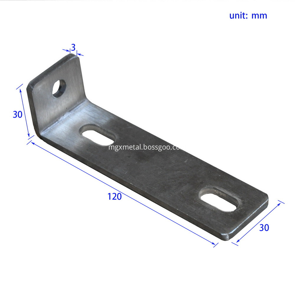 SLB0001 Taille des supports de montage d'éclairage extérieur en acier inoxydable SLB0001 Stainless Steel Outdoor Light Mounting Brackets Size