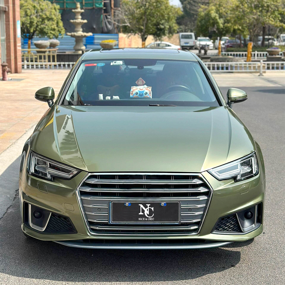Liquid Metal Shining Night Green Auto Wrap Liquid Metal Shining Night Green Auto Wrap