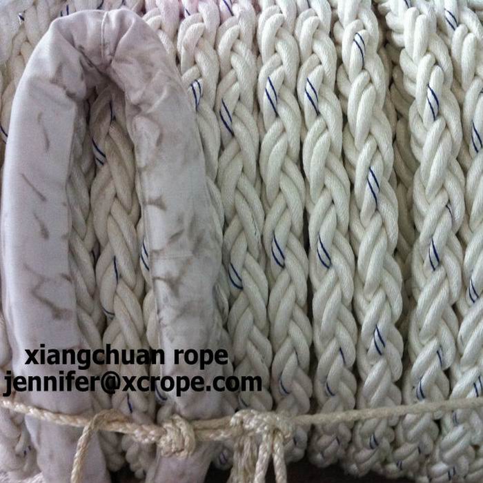 68mm 8 strands polyester rope with 1 68mm 8 strands polyester rope with 1