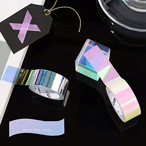 Holographic Rainbow Colored Masking Tape 3 Holographic Rainbow Colored Masking Tape 3