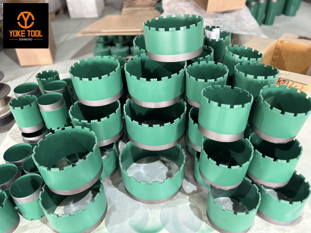 Assembly Three Section Diamond Core Bits Drill Head,Tube and Coupling (7) Assembly Three Section Diamond Core Bits Drill Head,Tube and Coupling (7)
