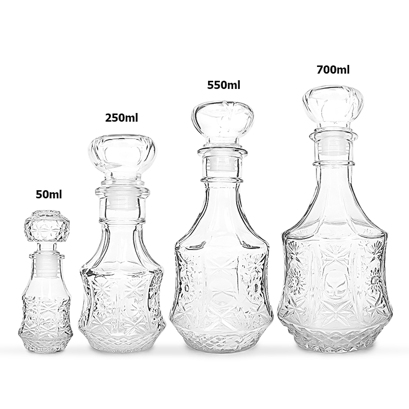 50 250 500 700ml Glass Decanter 50 250 500 700ml Glass Decanter