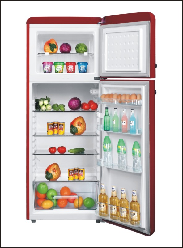 Household Red Outlook Retro Refrigerator Household Red Outlook Retro Refrigerator