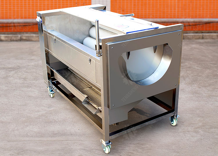 potato washing peeling machine potato washing peeling machine