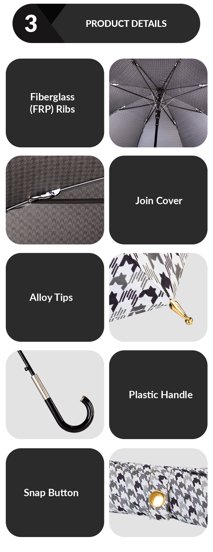 ร่มตรงอัตโนมัติ automatic straight umbrella