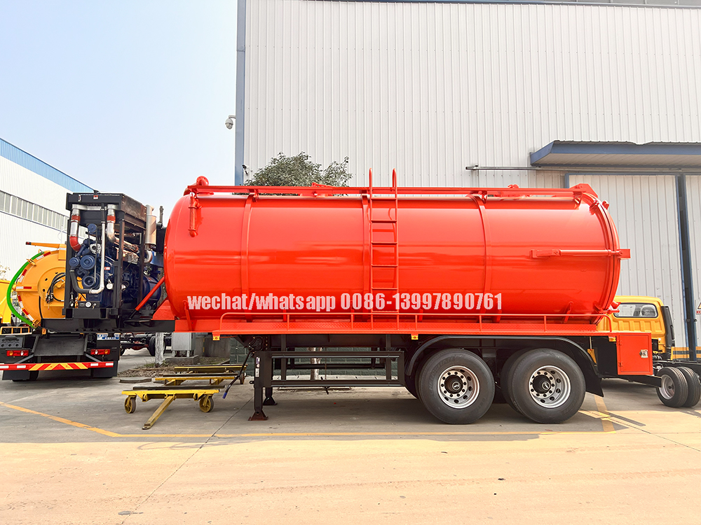 Septic Vacuum Semi Trailer Septic Vacuum Semi Trailer