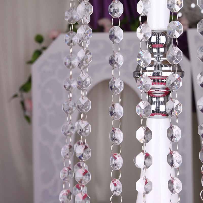 Crystal bead garland