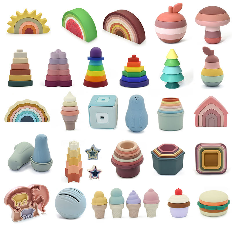 silicone stacking toy MFZ-G018 silicone stacking toy MFZ-G018