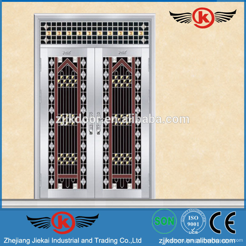 Jk Ss9041 Stainless Steel Main Gate Design For Homes Double