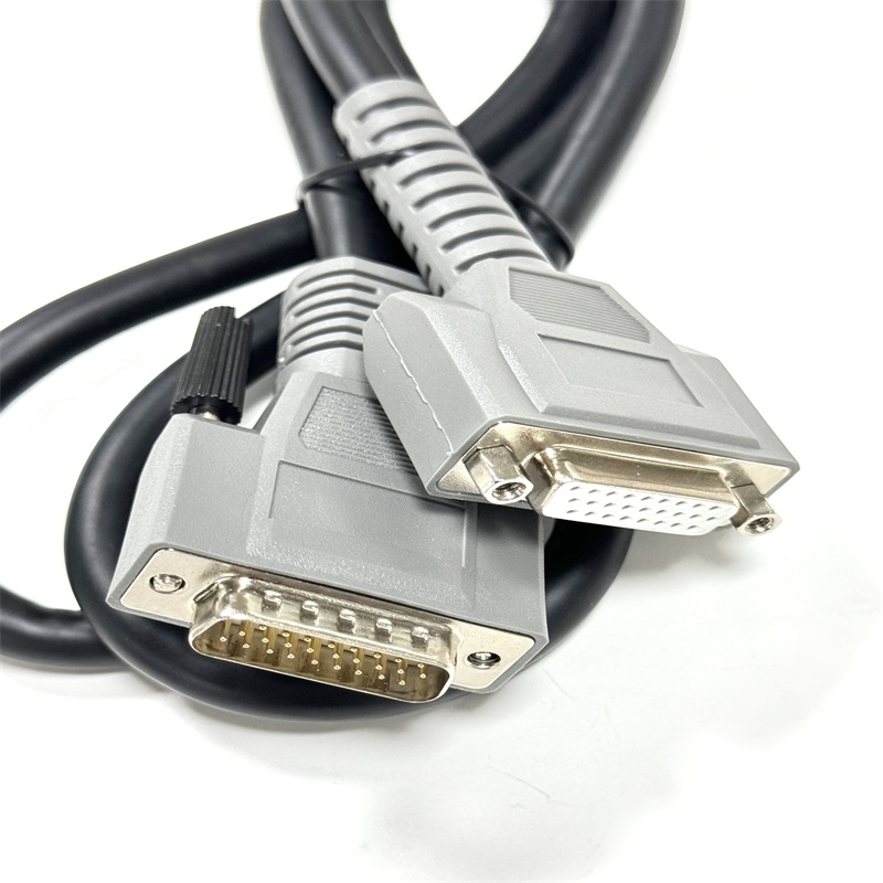 Custom HDB26 Male to Female Extension Cable Custom HDB26 Male to Female Extension Cable