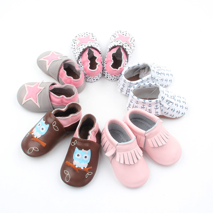 Μαλακά παπούτσια μωρών από δέρμα Soft Leather Baby Shoes