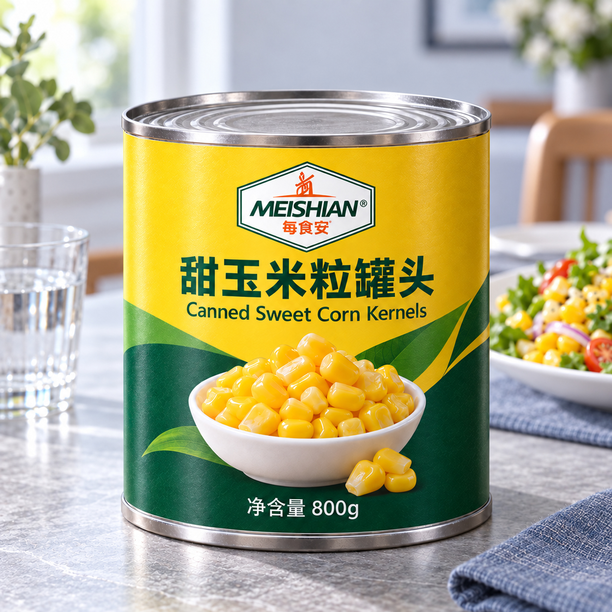 Canned Sweet Corn Kernels 800g4 Canned Sweet Corn Kernels 800g4