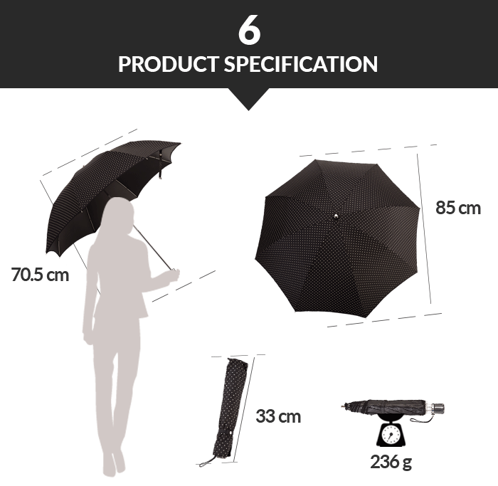 Sonnenschirm Mit Punktdruck Parasol With Dot Print
