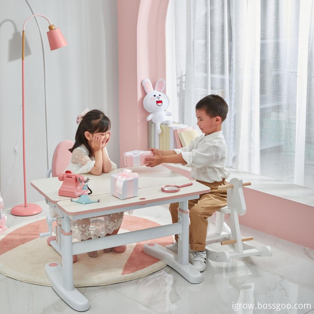 pink childrens desk chair