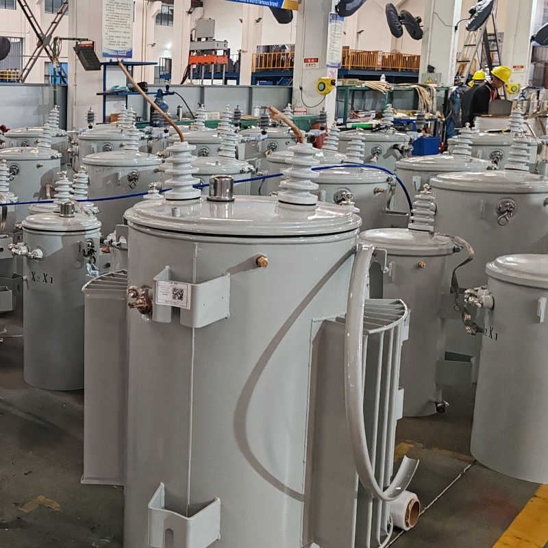 single-phase pole-mounted distribution transformer factory (3) single-phase pole-mounted distribution transformer factory (3)