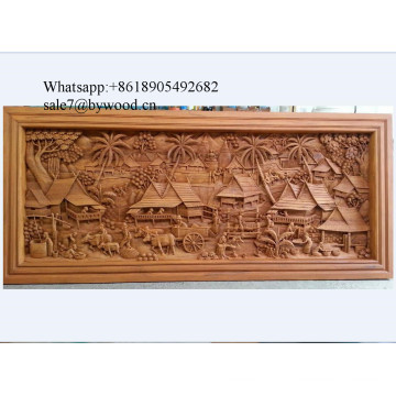 China Decoracion Del Hogar Hecho A Mano Colgante De Pared Tallado