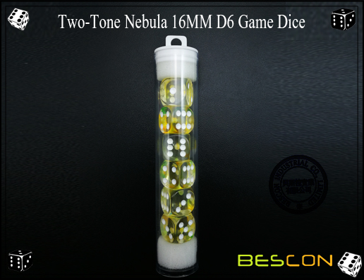 Nebulosa de dos tonos 16mm D6 Juego Dice-4 Two-Tone Nebula 16MM D6 Game Dice-4