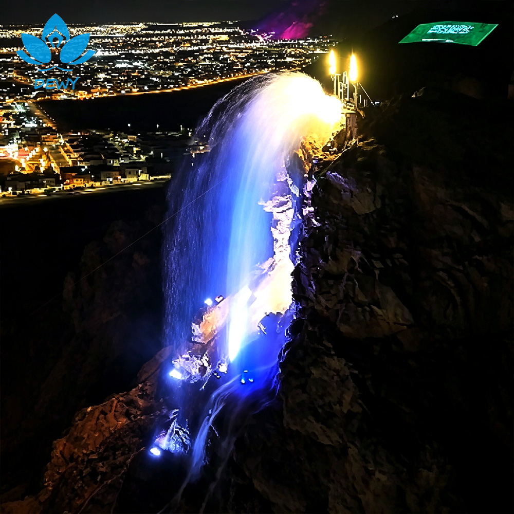 Water curtain waterfall Water curtain waterfall