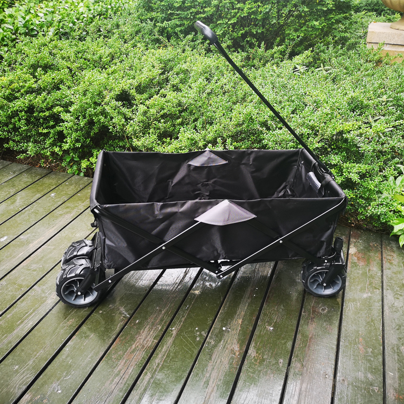 Oxford Cloth Portable Wagon Garden Trolley Cart